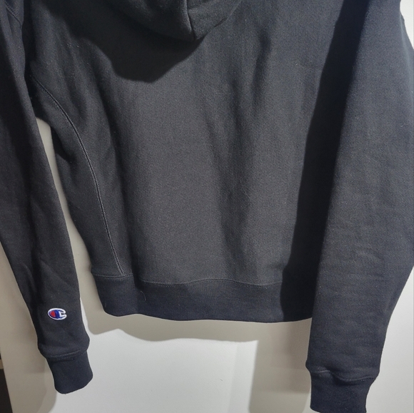 Champion Reverse Weave Pullover Hoodie Black Size XS NWT - Picture 2 of 3